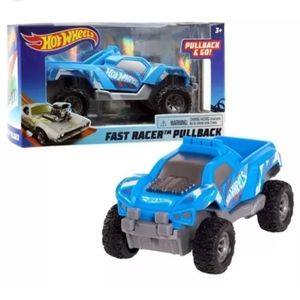 Hot Wheels Lot/2 Boys Pullback Racers Black‎ & Blue Dawgzilla Cars